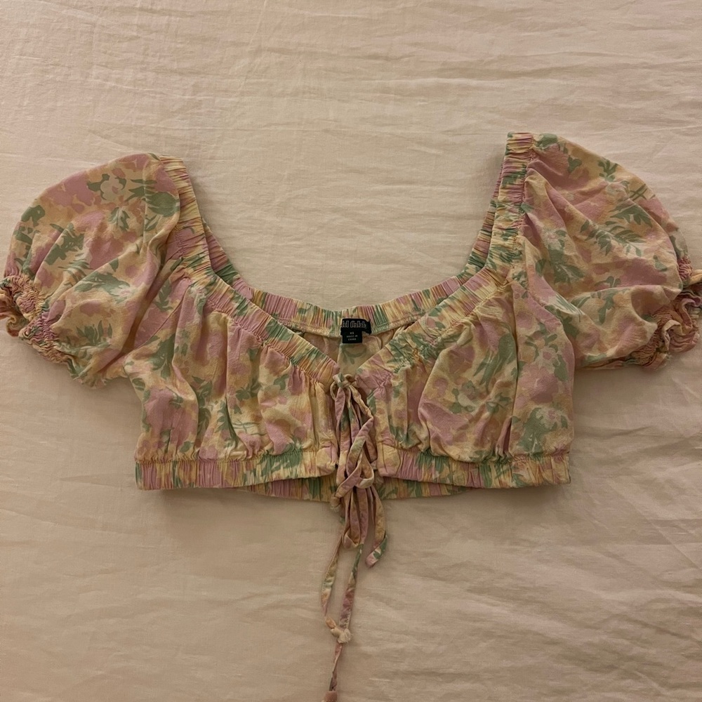 Cropped Puff Top